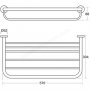 Ideal Standard IOM Bath Towel Rack