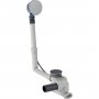 Geberit Standard Bath Pop-Up Waste, Overflow & Trap - Chrome