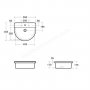 Ideal Standard Concept Arc 55cm Countertop Basin