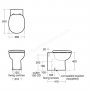 Ideal Standard Studio Back to Wall Toilet