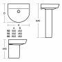 Ideal Standard Connect Air Arc 55cm Basin