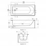 Ideal Standard Tesi Idealform Bath 160 x 70cm