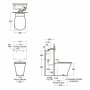 Ideal Standard Connect Air Aquablade Back to Wall WC