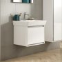 Ideal Standard Connect Air Cube Basin Unit for 550mm Basin (Gloss White with Matt White Interior)