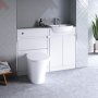 Ideal Standard Connect Air 600mm Floor Standing WC Unit (Gloss White with Matt White Interior)