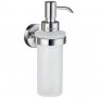 Smedbo Home Wallmount Holder With Glass Soap Dispenser