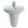 Roca Laura 450mm Cloakroom Basin - 1 Tap Hole