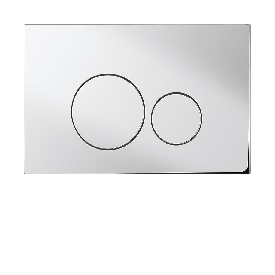 Crosswater Central Chrome Flush Plate | Bathroom Supplies Online