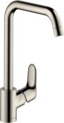 Hansgrohe Focus M41 Single Lever Kitchen Mixer 260, Single Spray Mode - Stainless Steel Finish