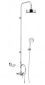Heritage Somersby Exposed Shower with Fixed Riser Kit & Diverter