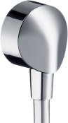 Hansgrohe Fixfit Wall Outlet E Without Non-Return Valve - Brushed Nickel