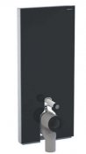 Geberit Monolith Plus Black Glass/Aluminium H114 For Floor Standing WC