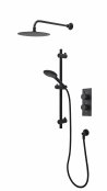 Tavistock Merit Dual Function Diverter Concealed Shower System - Black