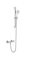 The White Space Yes Dual Control Bar Shower Valve with Slide Rail & Easy Fit - Chrome