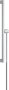 Hansgrohe Unica Shower Bar E Puro 65cm with Easy Slide Hand Shower Holder & Isiflex Shower Hose 160cm - Chrome